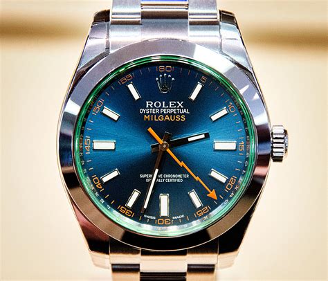 rolex milgaus da investimento|rolex milgauss blue.